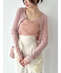 RESEXXY | チュールドッキングアンサンブルトップス(ニット/セーター)