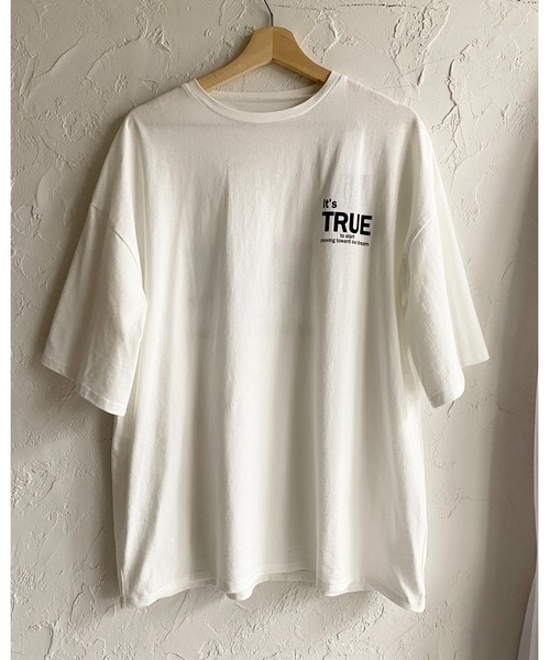 セール】オーバーサイズ半袖ロゴバックプリントTシャツ（Tシャツ