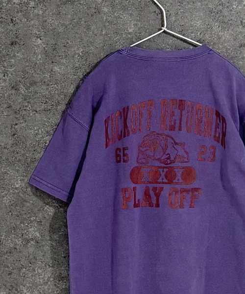 THE CASUAL（カジュアル）の「ピグメント染め　オーバーサイズ　バックプリント　半袖　Tシャツ（Tシャツ/カットソー・キッズ・ブラック/グレー系/ダークグリーン/チャコール/ネイビー/パープル・160cm/150cm/140cm/130cm/120cm/110cm）」の16枚目の写真