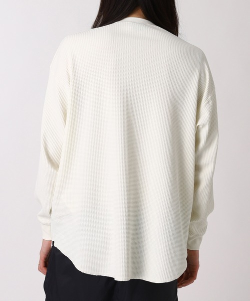 DAIWA PIER39（ダイワピア39）の「DAIWA PIER39 TECH THERMAL HENLEY L/S BE-38025（Tシャツ/カットソー・メンズ・ブラック/オフホワイト/チャコールグレー・MEDIUM/X-LARGE/LARGE/SMALL）」の8枚目の写真