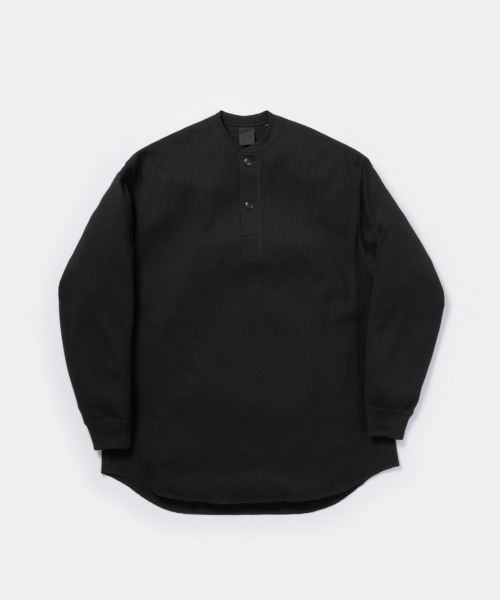 DAIWA PIER39（ダイワピア39）の「DAIWA PIER39 TECH THERMAL HENLEY L/S BE-38025（Tシャツ/カットソー・メンズ・ブラック/オフホワイト/チャコールグレー・MEDIUM/X-LARGE/LARGE/SMALL）」の10枚目の写真