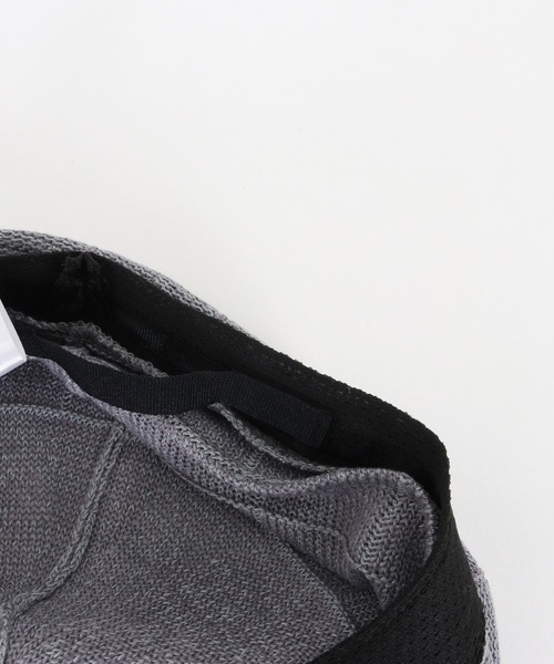 CAMBIO（カンビオ）の「mko12737-Checker Knit Thermo Casquette キャスケット（キャスケット・メンズ・ブラック/ベージュ/グレー・FREE）」の17枚目の写真