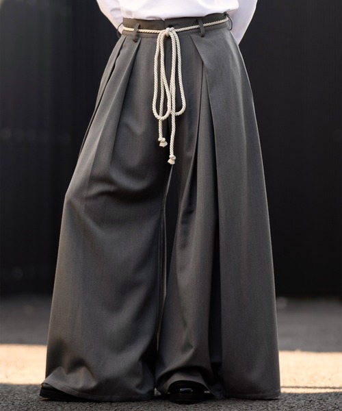 CLEL（クレイル）の「【CLEL】TR Loose HAKAMA Pants & Rope Belt/TR