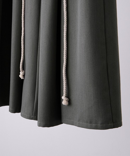 完売品　CLEL TRルーズ 袴パンツ＆縄紐ベルト　ブラック　Sサイズ CLEL】TR Loose HAKAMA Pants & Rope Belt/TRルーズ 袴パンツ