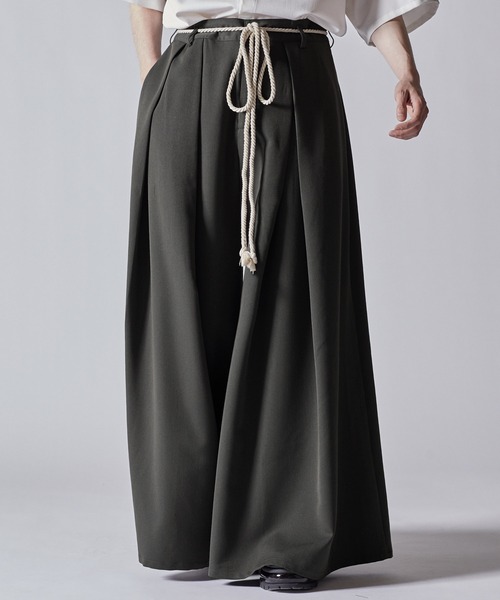 【スーパーセール】 CLEL】TR Loose 袴パンツ Belt/TRルーズ Rope & Pants HAKAMA パンツ