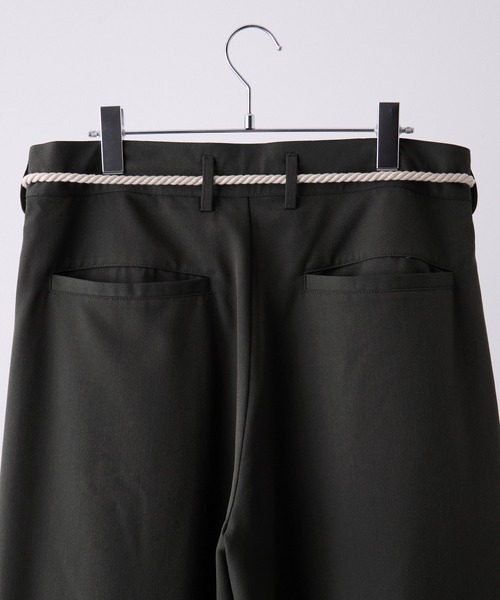 【CLEL】TRルーズ 袴パンツ＆縄紐ベルト CLEL】TR Loose HAKAMA Pants & Rope Belt/TRルーズ 袴パンツ