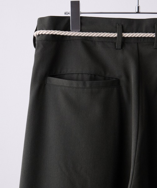 CLEL】TR Loose HAKAMA Pants & Rope Belt/TRルーズ 袴パンツ＆縄紐