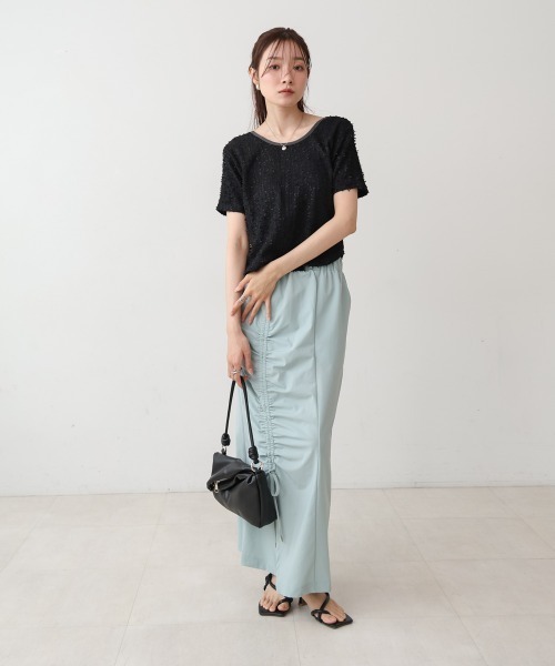 Bab（バブ）の「ZIPデザイン2WAYショルダーバッグ（ショルダーバッグ・レディース・ブラック/アイボリー/ピンク/シルバー/グリーン・ONESIZE）」の18枚目の写真