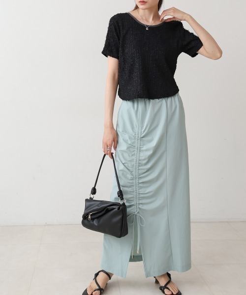 Bab（バブ）の「ZIPデザイン2WAYショルダーバッグ（ショルダーバッグ・レディース・ブラック/アイボリー/ピンク/シルバー/グリーン・ONESIZE）」の19枚目の写真