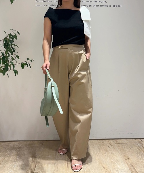 Apuweiser-riche❤︎大人可愛い前後2WAYアシメニット Apuweiser-riche 前後2WAYアシメニット （ホワイト