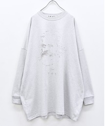 STOF | STOF/ストフ/ECONOMY EMBROI L/S T-SHIRT(Tシャツ/カットソー)