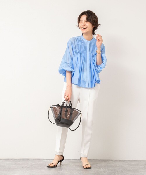 NOLLEY’S(ノーリーズ)の「ウォッシャブル裾レースパンツ(その他パンツ・レディース・ブラック/ホワイト・40/38/36/34)」の10枚目の写真