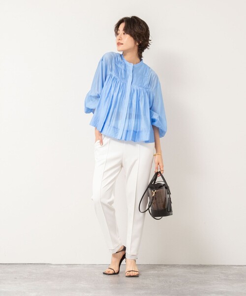 NOLLEY’S(ノーリーズ)の「ウォッシャブル裾レースパンツ(その他パンツ・レディース・ブラック/ホワイト・40/38/36/34)」の11枚目の写真