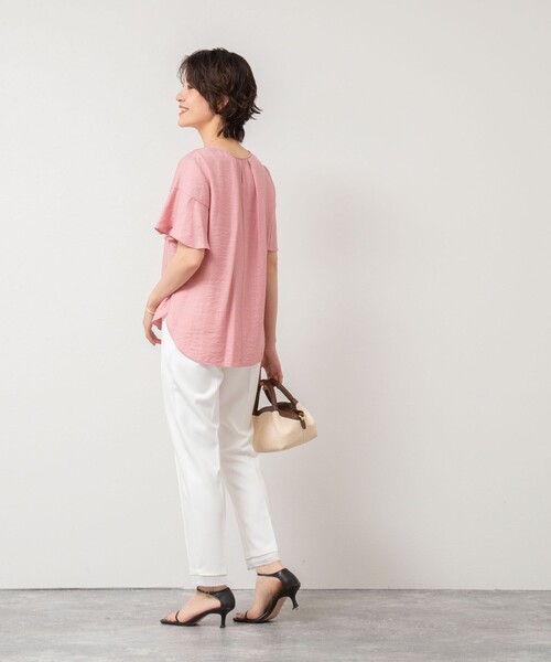 NOLLEY’S(ノーリーズ)の「ウォッシャブル裾レースパンツ(その他パンツ・レディース・ブラック/ホワイト・40/38/36/34)」の15枚目の写真