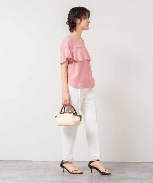 NOLLEY’S(ノーリーズ)の「ウォッシャブル裾レースパンツ(その他パンツ・レディース・ブラック/ホワイト・40/38/36/34)」の17枚目の写真