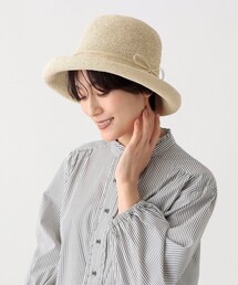 Afternoon Tea | 細編みツバ広UVハット(ハット)