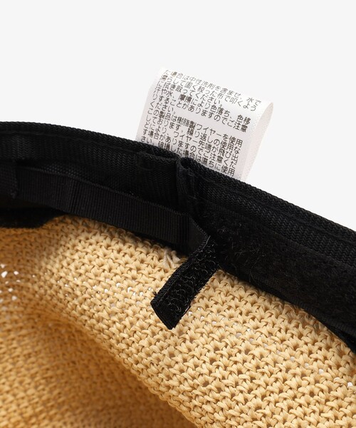 Afternoon Tea（アフタヌーンティー）の「細編みツバ広UVハット（ハット・レディース・ライトブラウン/ライトグリーン/アイボリー・ONE SIZE）」の15枚目の写真