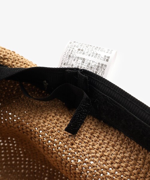 Afternoon Tea（アフタヌーンティー）の「細編みツバ広UVハット（ハット・レディース・ライトブラウン/ライトグリーン/アイボリー・ONE SIZE）」の22枚目の写真