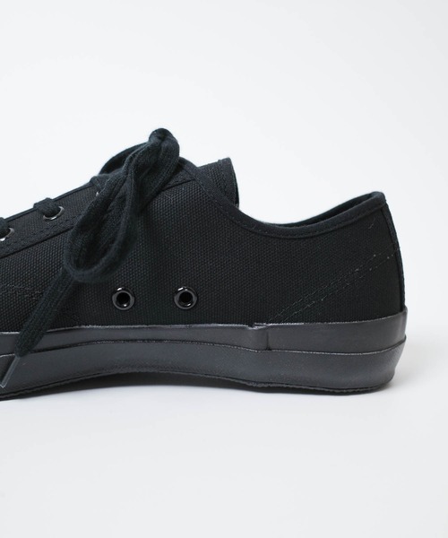 KATO`（カトー）の「【KATO'/カトー】MOONSTAR×KATO` コラボスニーカー CANVAS LOW CUT SNEAKERS キャンバス ローカット スニーカー（スニーカー・メンズ・ブラック/ホワイト・25/25.5/26/26.5）」の5枚目の写真