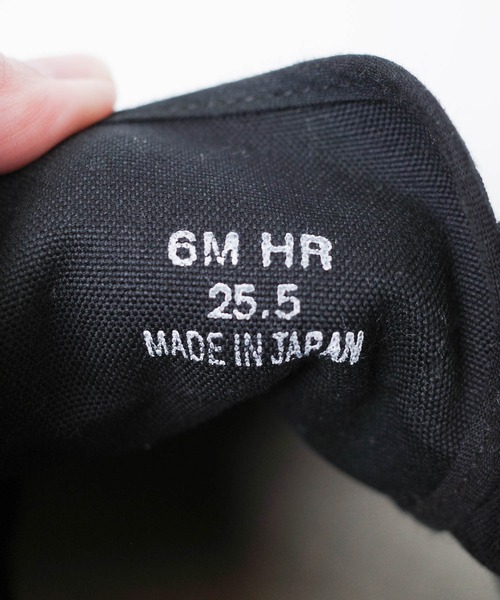 KATO`（カトー）の「【KATO'/カトー】MOONSTAR×KATO` コラボスニーカー CANVAS LOW CUT SNEAKERS キャンバス ローカット スニーカー（スニーカー・メンズ・ブラック/ホワイト・25/25.5/26/26.5）」の12枚目の写真