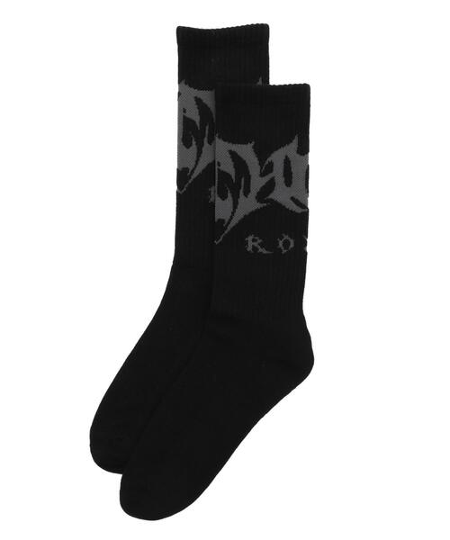 SHORT ROUND（ショートラウンド）の「SHORT ROUND/トライバルロゴソックス（ソックス/靴下・メンズ・ブラック/ホワイト/ライトグレー・FREE）」の11枚目の写真