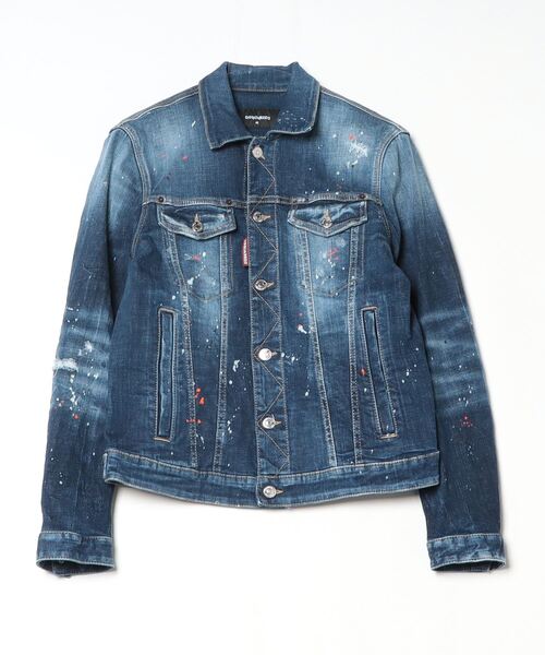 DSQUARED2 デニムジャケット セール】Dan Jean Jacket Medium Easy Wash/0251（デニムジャケット