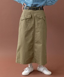 PAR ICI（パーリッシィ）の「オーガニックツイル ワークロングスカート（スカート）」