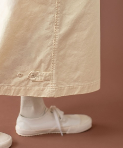 PAR ICI（パーリッシィ）の「オーガニックツイル ワークロングスカート（スカート・レディース・アイボリー/カーキ/ブラック・FREE）」の20枚目の写真