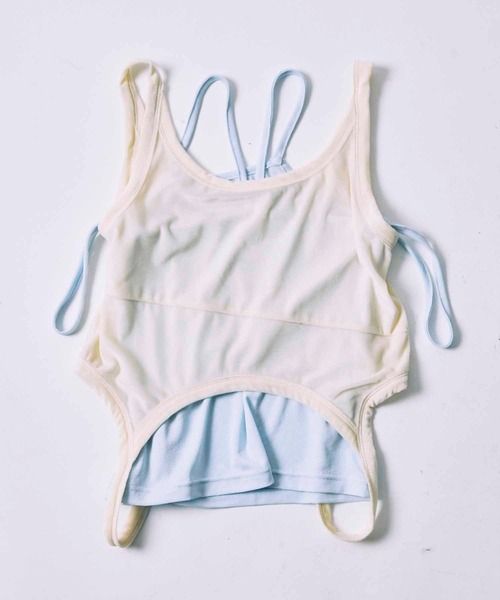 led.tokyo（レッドトウキョウ）の「【led.tokyo】LAYERED TANK SET/レイヤードタンクセット（タンクトップ・レディース・レッド/グレー/アイボリー/ブラック・FREE）」の5枚目の写真