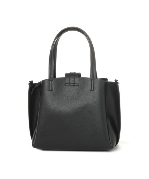 LAKOLE（ラコレ）の「2WAYスクエアベルトトートバッグ / 493914（トートバッグ・レディース・ブラック/グレイッシュベージュ/ブラウン・FREE）」の7枚目の写真