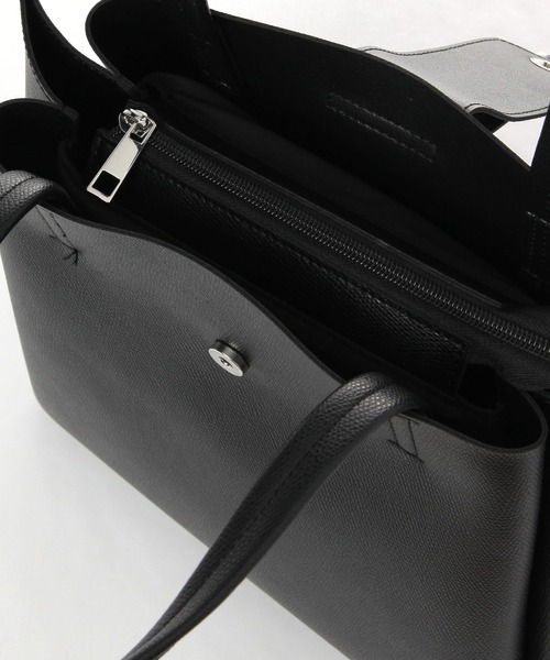 LAKOLE（ラコレ）の「2WAYスクエアベルトトートバッグ / 493914（トートバッグ・レディース・ブラック/グレイッシュベージュ/ブラウン・FREE）」の12枚目の写真