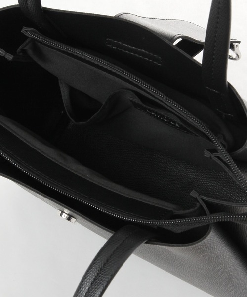 LAKOLE（ラコレ）の「2WAYスクエアベルトトートバッグ / 493914（トートバッグ・レディース・ブラック/グレイッシュベージュ/ブラウン・FREE）」の13枚目の写真