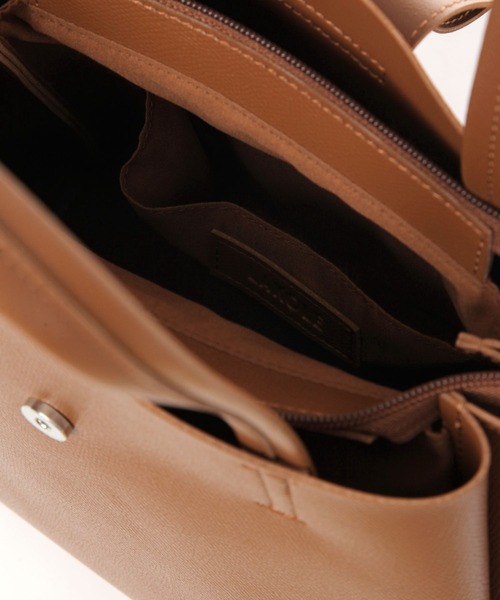 LAKOLE（ラコレ）の「2WAYスクエアベルトトートバッグ / 493914（トートバッグ・レディース・ブラック/グレイッシュベージュ/ブラウン・FREE）」の18枚目の写真
