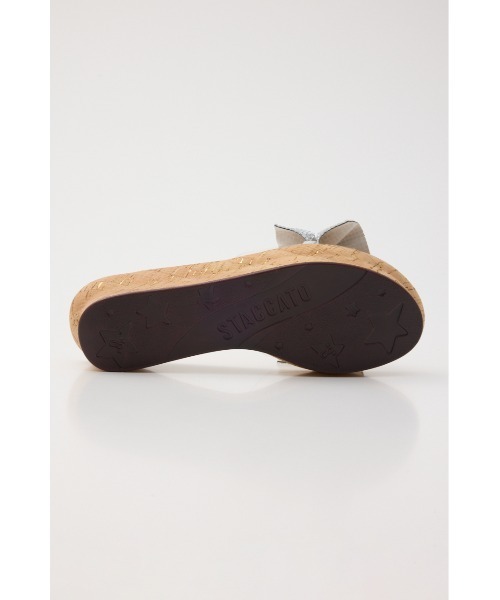 STACCATO（スタッカート）の「ﾗｯﾌﾙｽﾄｰﾝｺﾙｸﾌﾟﾗｯﾄﾌｫｰﾑ（サンダル・レディース・シルバー・22.5cm/23.0cm/23.5cm/24.0cm/24.5cm）」の11枚目の写真