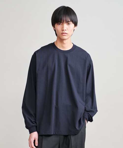 【新品】H BEAUTY&YOUTH　ヘビーハイブリッドコットンスウェット H＞ヘビーハイブリッドコットン クルーネック