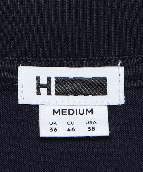 H　BEAUTY&YOUTH UNITED ARROWS（エイチビューティーアンドユースユナイテッドアローズ）の「＜H＞ハイブリッドコットン チューブ クルーネックロングスリーブ（Tシャツ/カットソー・メンズ・ネイビー/ブラック/ホワイト/ライトグレー/ブラウン系・S/M/L）」の11枚目の写真