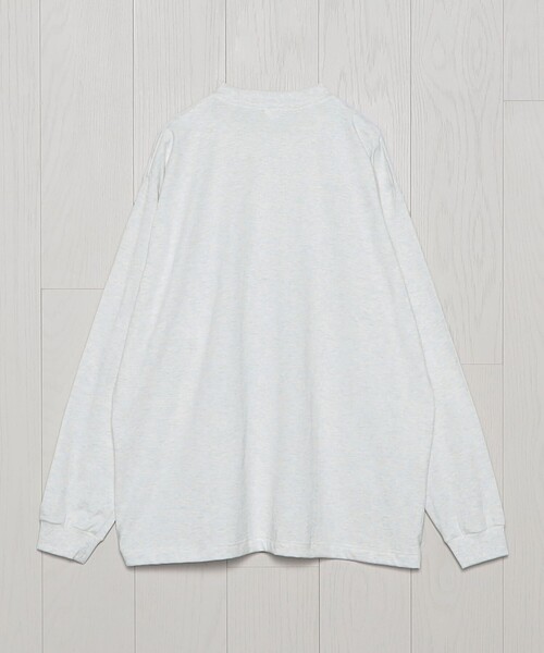 H BEAUTY&YOUTH UNITED ARROWS(エイチビューティーアンドユースユナイテッドアローズ)の「<H>ハイブリッドコットン チューブ クルーネックロングスリーブ(Tシャツ/カットソー・メンズ・ネイビー/ブラック/ホワイト/ライトグレー/ブラウン系・S/M/L)」の19枚目の写真