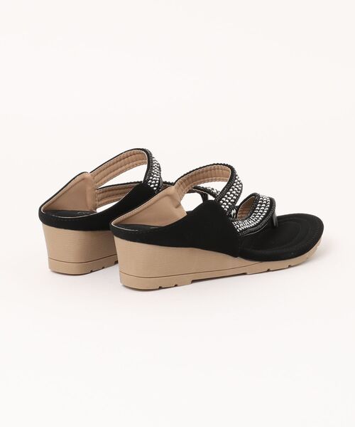 Maunaloa（マウナロア）の「【Maunaloa】ボーダーロープサンダル（サンダル・レディース・ブラック/ブラウン・M/L）」の4枚目の写真