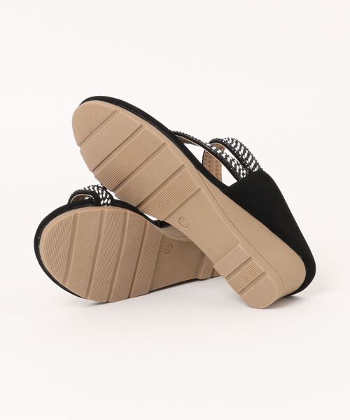 Maunaloa（マウナロア）の「【Maunaloa】ボーダーロープサンダル（サンダル・レディース・ブラック/ブラウン・M/L）」の5枚目の写真