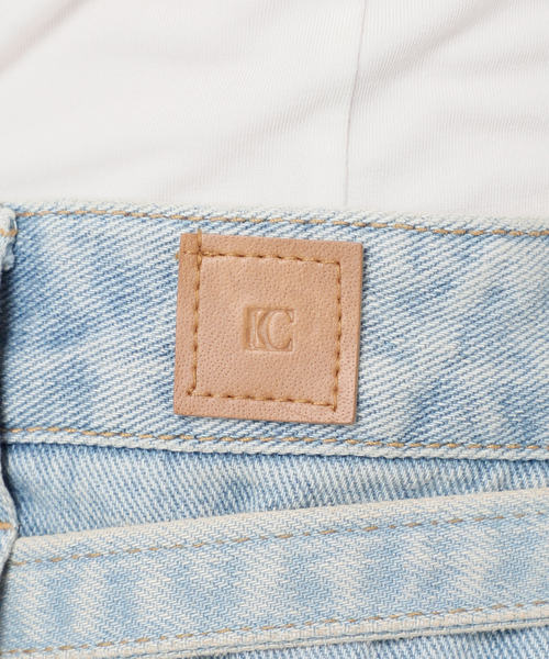 【Low Classic】 BELTED HIGH WAIST DENIM SKIRT 2色 Low Classic】 BELTED HIGH WAIST DENIM SKIRT 2色 (LOW CLASSIC