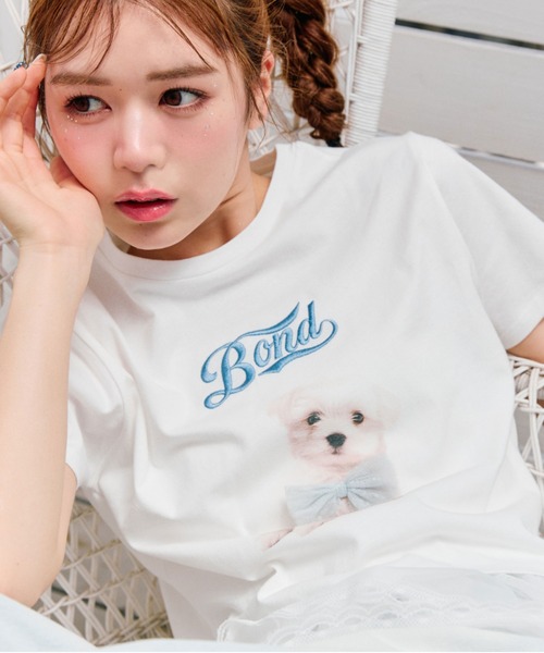 OLIVE des OLIVE(オリーブデオリーブ)の「【着回し万能◎】アソートTシャツ(Tシャツ/カットソー・レディース・サックスブルー/オフホワイト/ブラウン・FREE)」の6枚目の写真