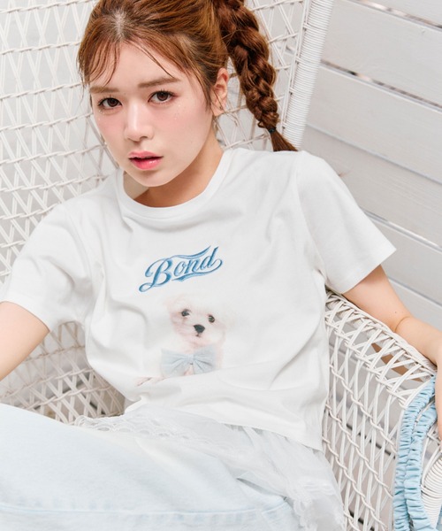 OLIVE des OLIVE(オリーブデオリーブ)の「【着回し万能◎】アソートTシャツ(Tシャツ/カットソー・レディース・サックスブルー/オフホワイト/ブラウン・FREE)」の7枚目の写真