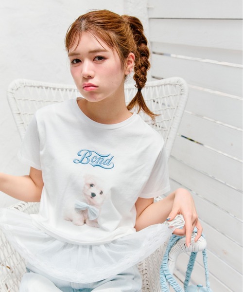 OLIVE des OLIVE(オリーブデオリーブ)の「【着回し万能◎】アソートTシャツ(Tシャツ/カットソー・レディース・サックスブルー/オフホワイト/ブラウン・FREE)」の8枚目の写真