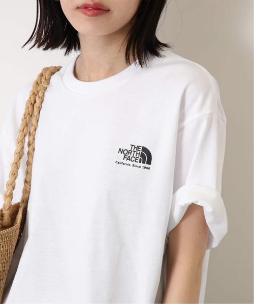 THE NORTH FACE(ザノースフェイス)の「《追加》THE NORTH FACE/ノースフェイス Historical Logo Tee NT32407(Tシャツ/カットソー・レディース・ネイビー/ベージュ/ホワイト・MEDIUM)」の1枚目の写真