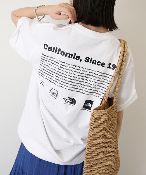 THE NORTH FACE(ザノースフェイス)の「《追加》THE NORTH FACE/ノースフェイス Historical Logo Tee NT32407(Tシャツ/カットソー・レディース・ネイビー/ベージュ/ホワイト・MEDIUM)」の12枚目の写真