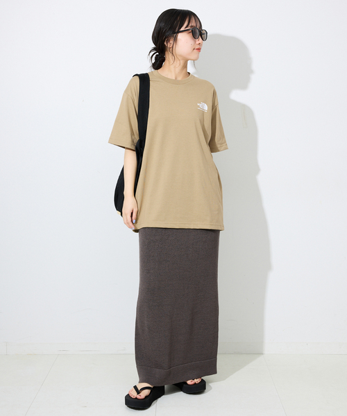 THE NORTH FACE(ザノースフェイス)の「《追加》THE NORTH FACE/ノースフェイス Historical Logo Tee NT32407(Tシャツ/カットソー・レディース・ネイビー/ベージュ/ホワイト・MEDIUM)」の14枚目の写真