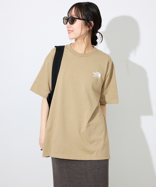 THE NORTH FACE(ザノースフェイス)の「《追加》THE NORTH FACE/ノースフェイス Historical Logo Tee NT32407(Tシャツ/カットソー・レディース・ネイビー/ベージュ/ホワイト・MEDIUM)」の18枚目の写真