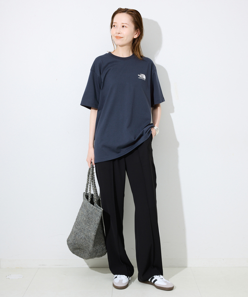 THE NORTH FACE(ザノースフェイス)の「《追加》THE NORTH FACE/ノースフェイス Historical Logo Tee NT32407(Tシャツ/カットソー・レディース・ネイビー/ベージュ/ホワイト・MEDIUM)」の21枚目の写真