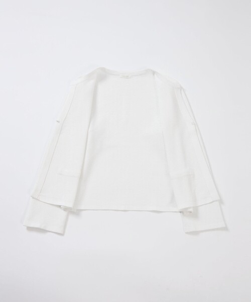 新品♥定価23000円◆AMACA　 ノーカラージャケット 42◆大きいサイズ AMACA - AMACA アマカ ノーカラー ブルゾン ジャケット size38