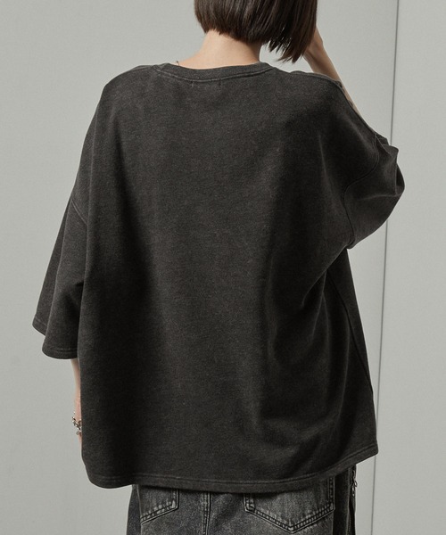セール】【Alfred Alex】ヴィンテージ加工ロゴパッチショート